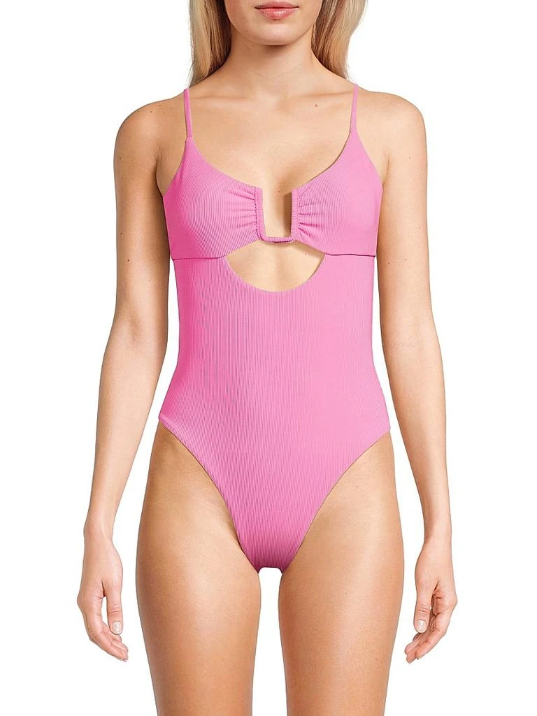 Beach Riot Lindy Ribbed Cut-Out One-Piece Swimsuit 3
