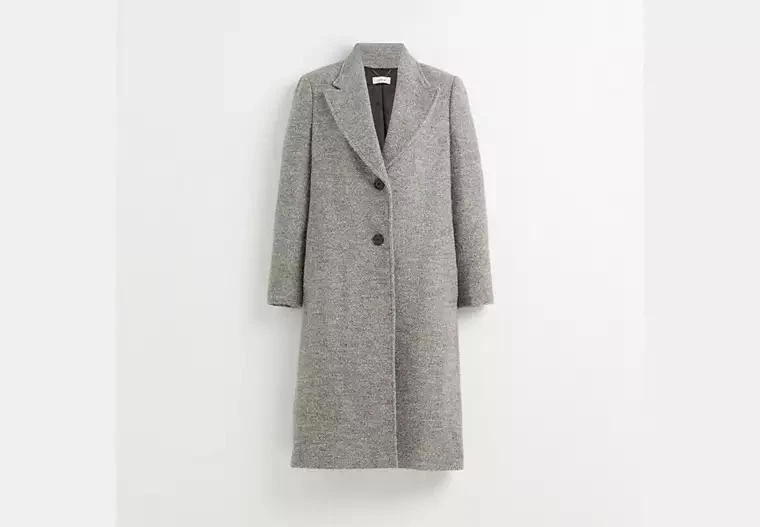 Coach Restored Herringbone Oversized Coat