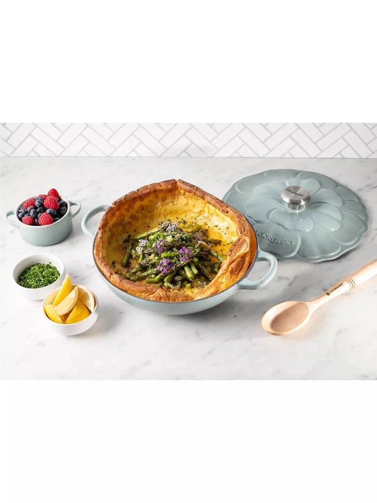Le Creuset Signature Enameled Cast Iron 2.25-Quart Petal Braiser 6