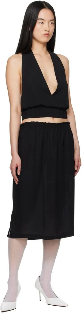 Ashley Williams Black Halter Neck Top 4