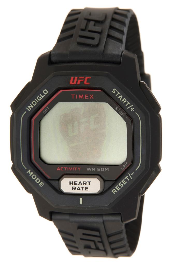 Timex UFC Spark Alarm Quartz Digital Watch, 46mm