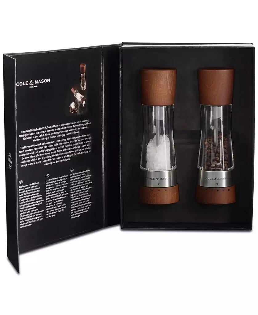 Cole
Mason Derwent Forest Wood Salt
Pepper Mill Gift Set 8