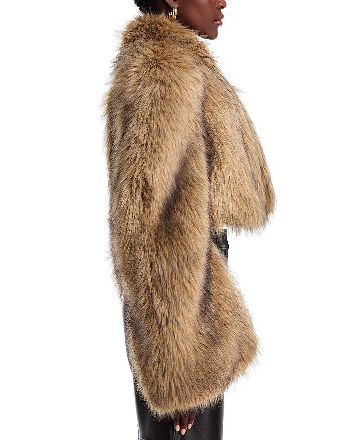A.W.A.K.E. Mode Cropped Faux Fur Jacket 4