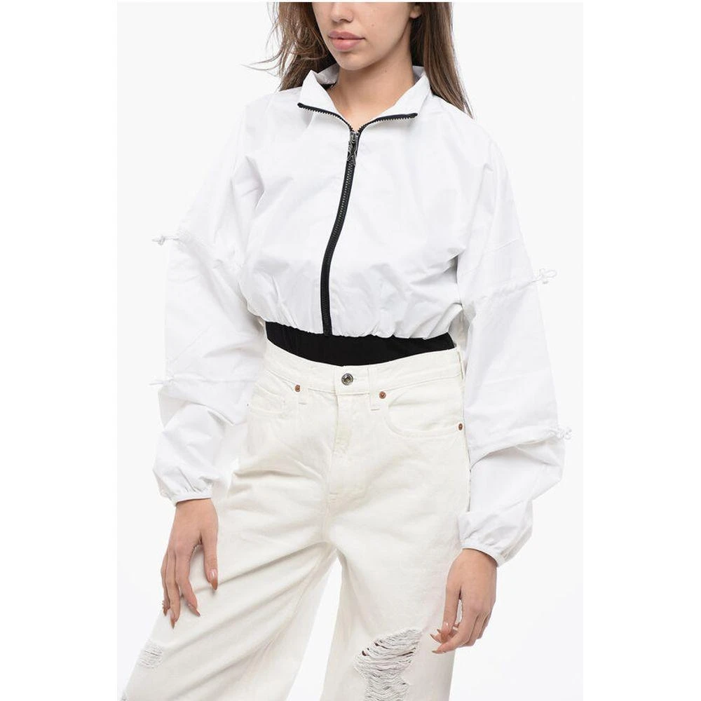 Reebok Cropped Solid Color RBK CARDI BJacket 1