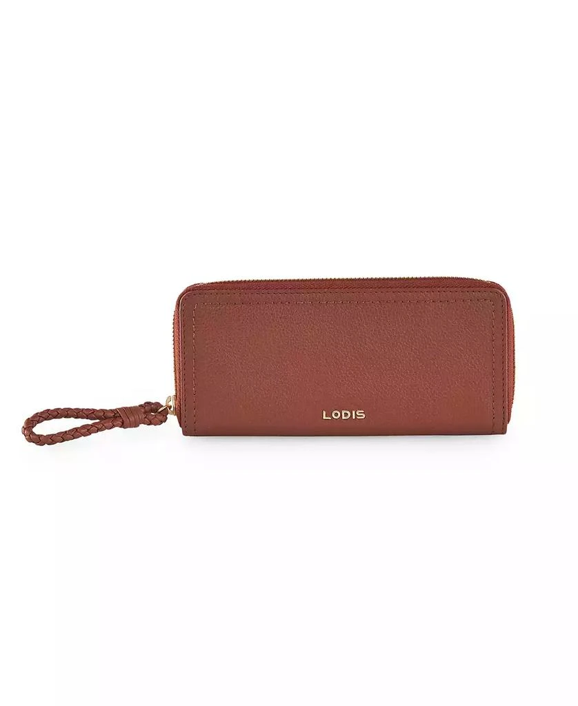LODIS Women's Isabella Accordian Zip Around Wallet 1