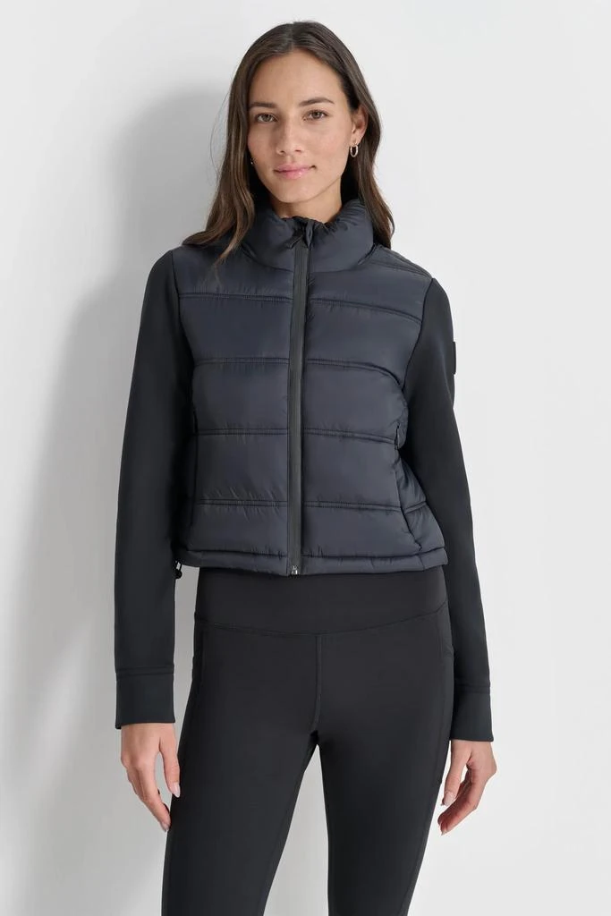 DKNY CROPPED SCUBA PUFFER 1