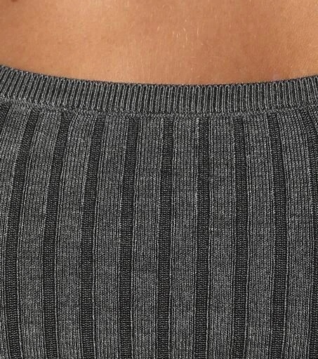 Prada Ribbed-knit stretch silk-blend bra 4