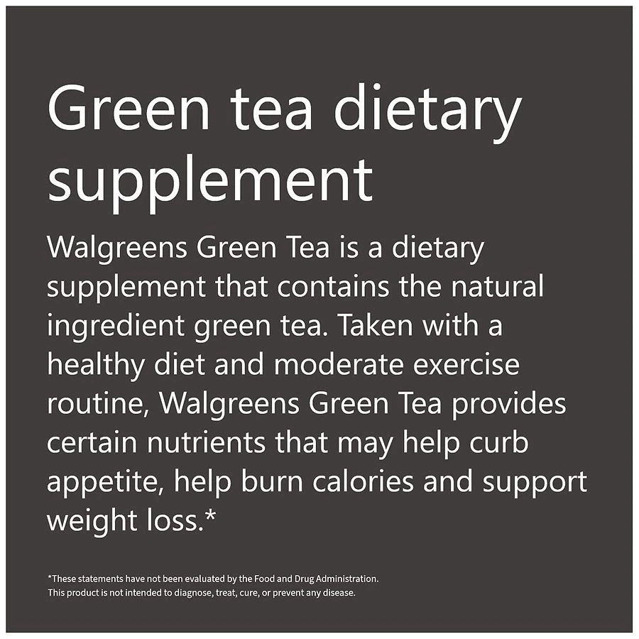 Walgreens Green Tea Caplets 7