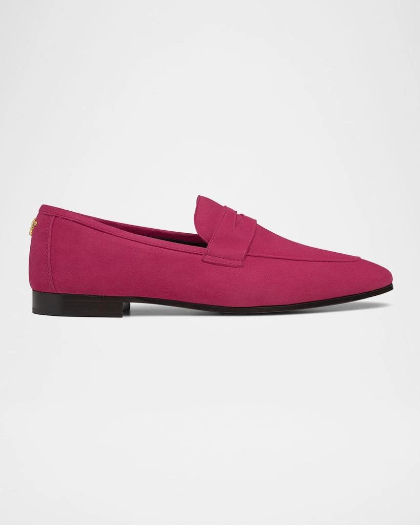 Bougeotte Flaneur Suede Penny Loafers 1