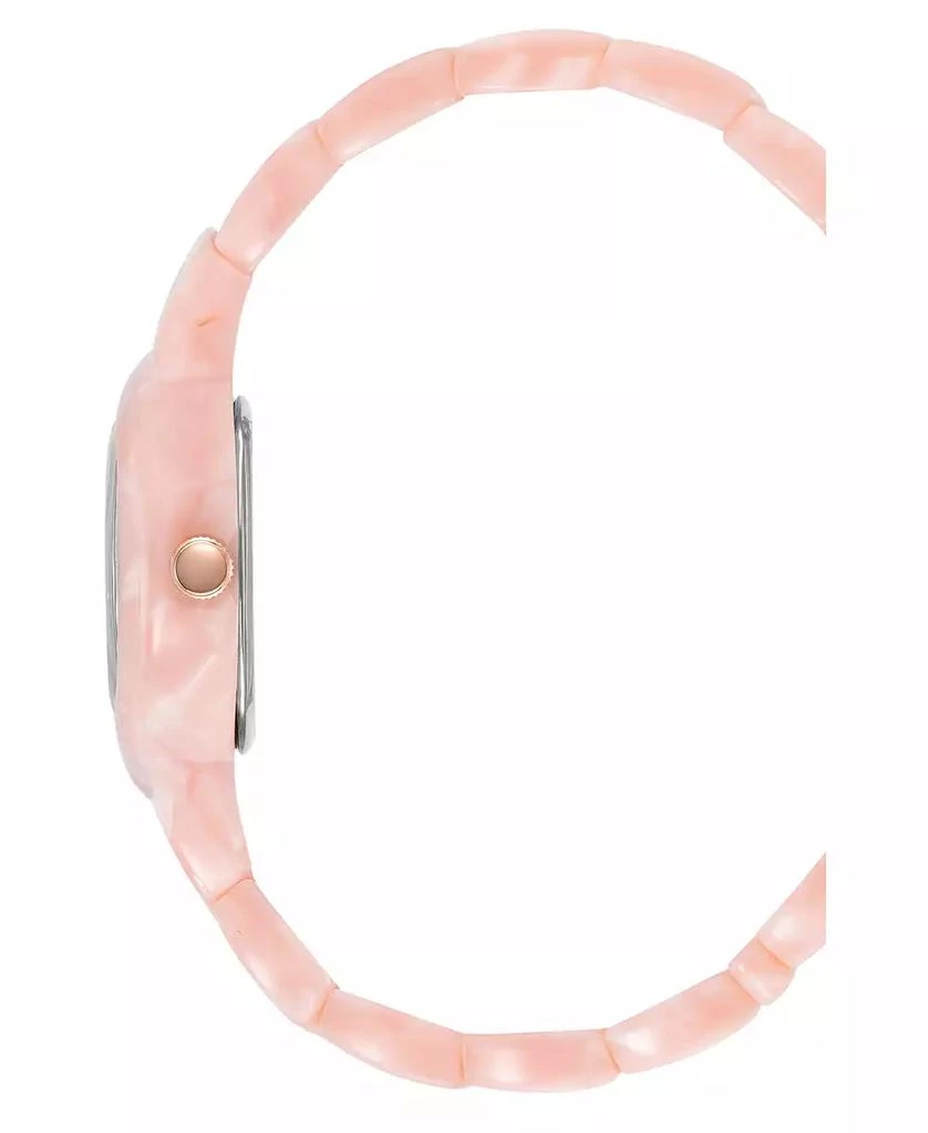 Anne Klein Women's Quartz Pink Acetate Link Expansion Watch, 30mm 2