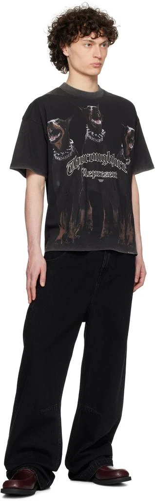 Represent Black 'Thoroughbred' T-shirt 4
