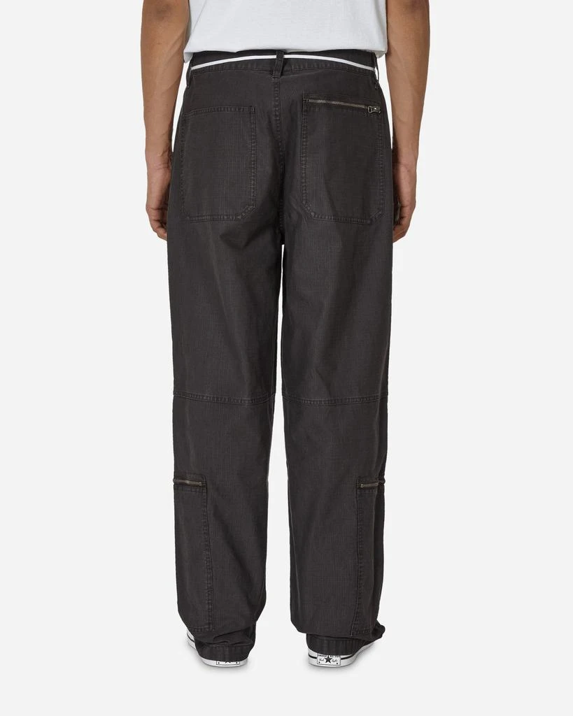 STUSSY Flight Nyco Ripstop Pigment Dyed Pants Black 2