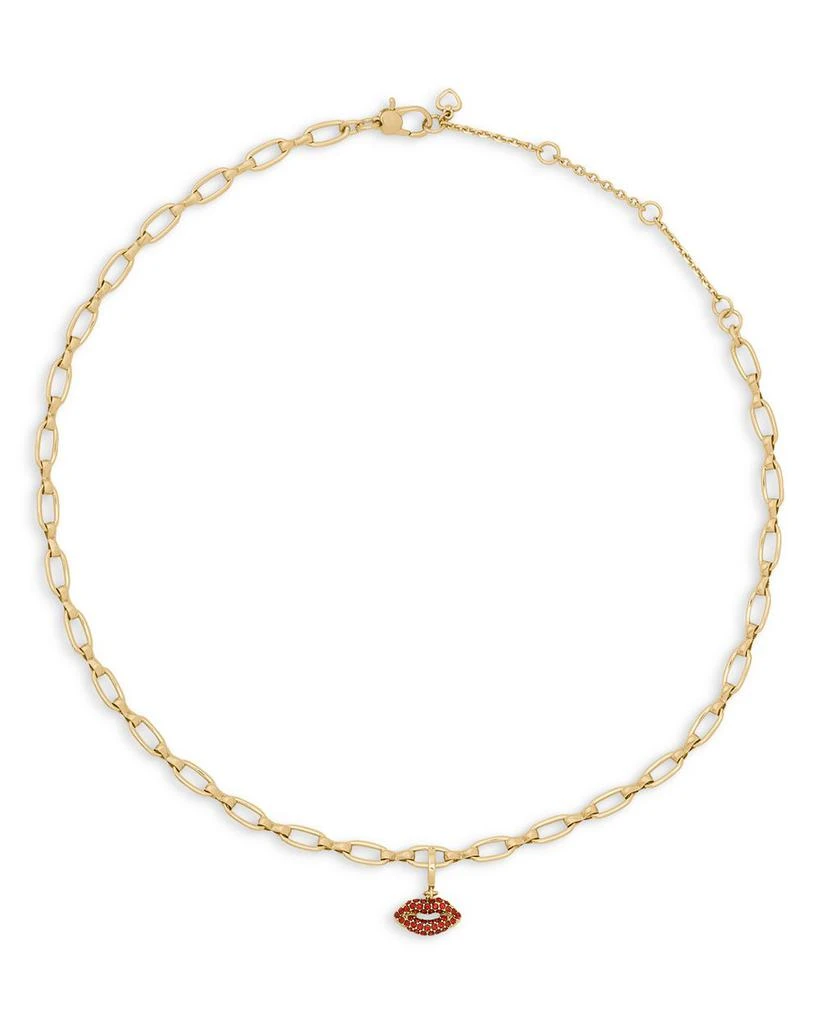 Kate Spade One In A Million Pavé Lips Charm 4