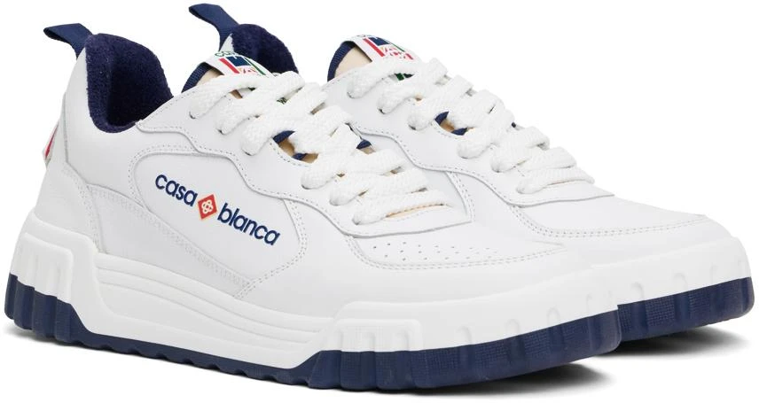 Casablanca White 'The Court' Sneakers 4