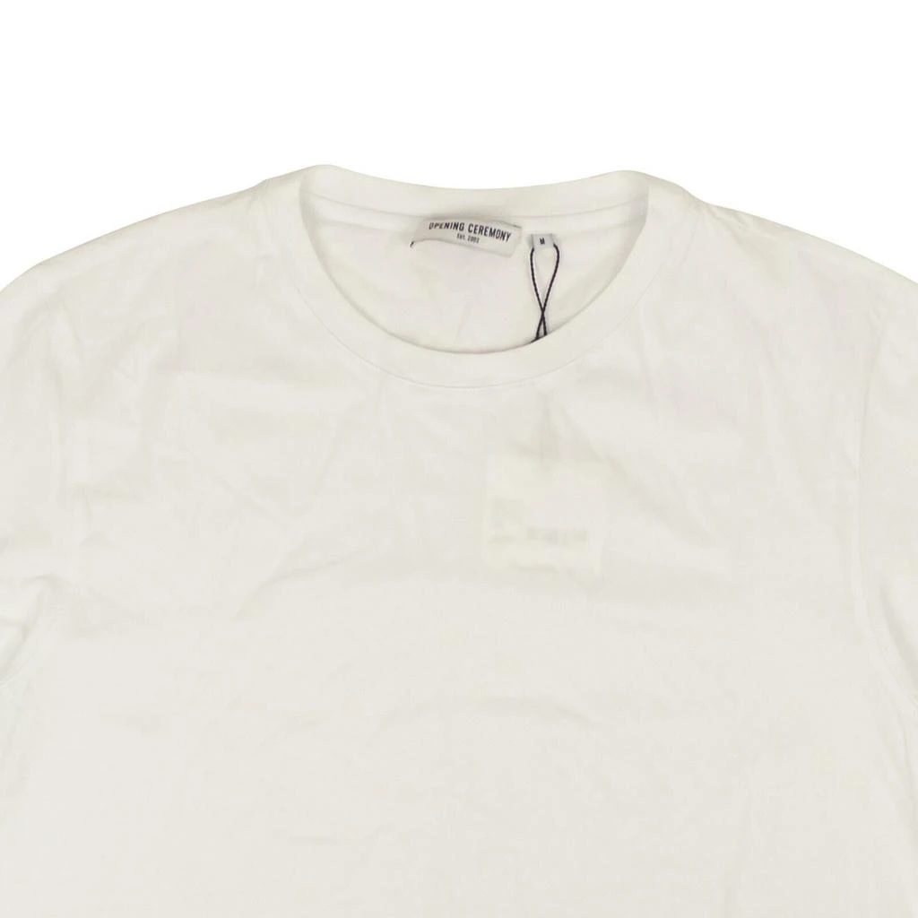 Opening Ceremony Chalk White Cotton Blank OC T-Shirt 2