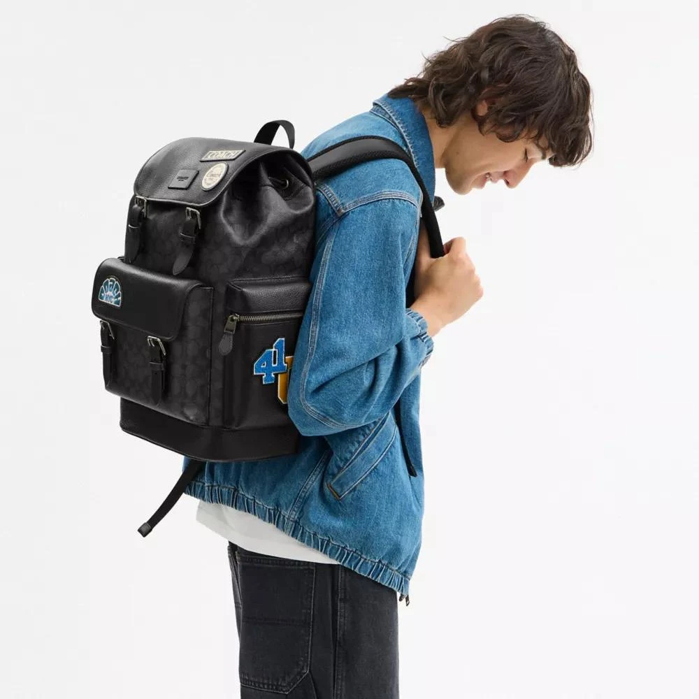Sprint Backpack In Signature Canvas With Patches – On Sale Now with Up ...