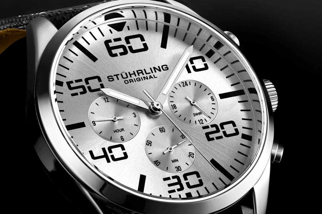 Stuhrling Original 4001 Quartz 42mm Aviator 6