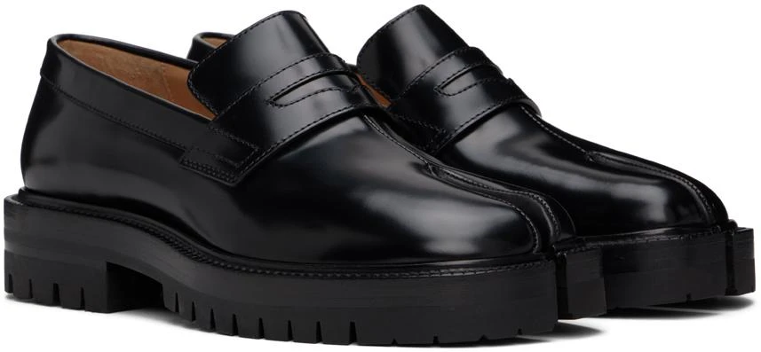 MAISON MARGIELA Black Tabi Loafers 4
