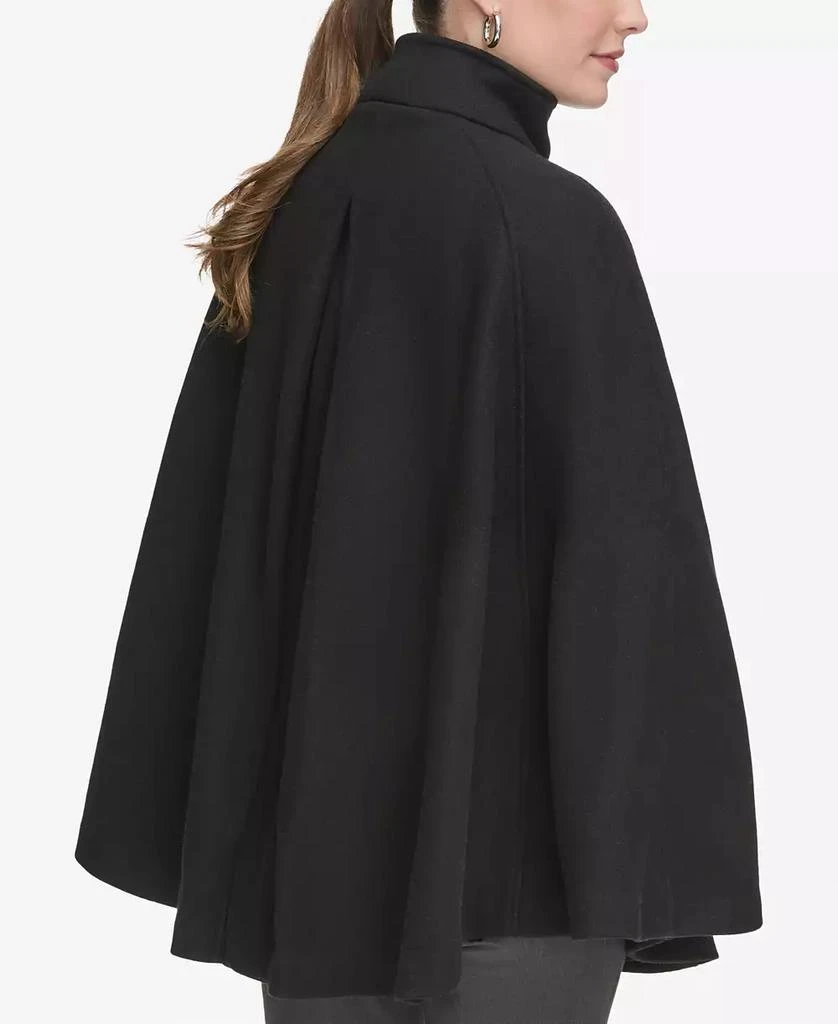 Calvin Klein Womens Double-Breasted Cape Coat 2