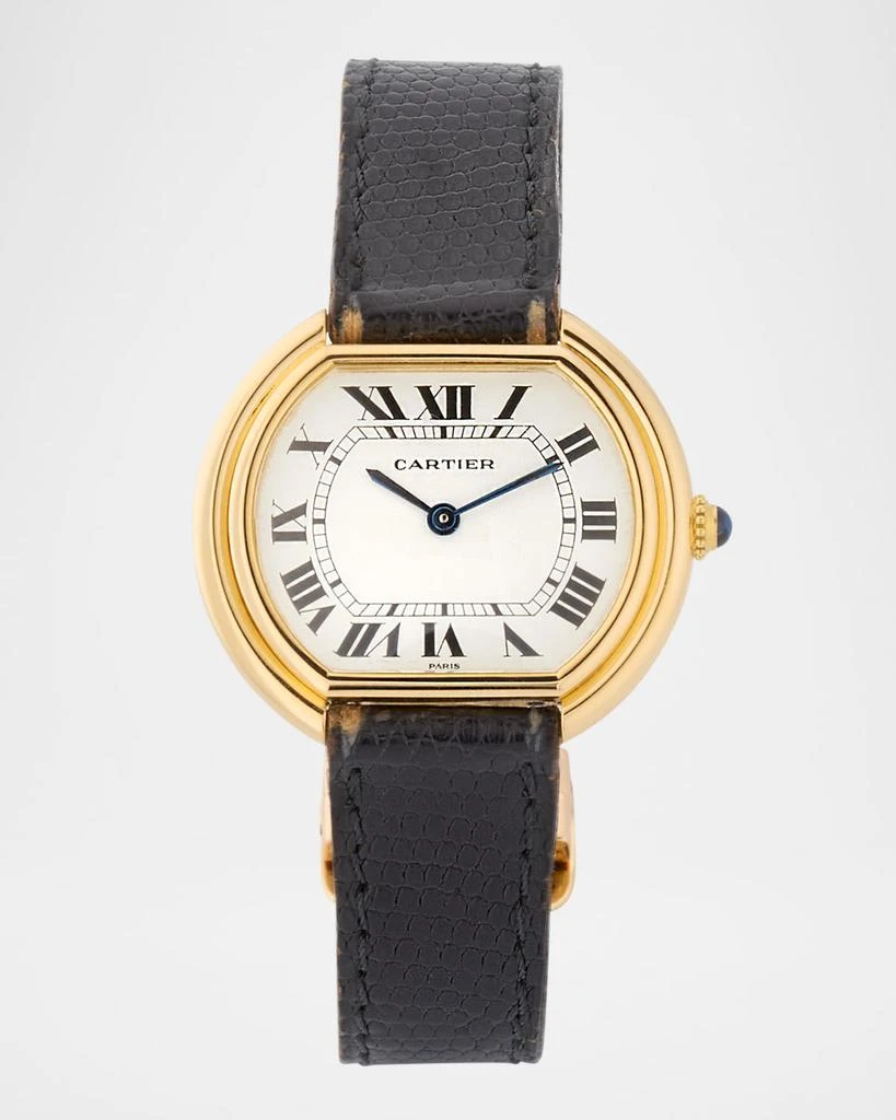 Cartier Cartier 18K Yellow Gold Ellipse 29mm Vintage 1980s Watch 1