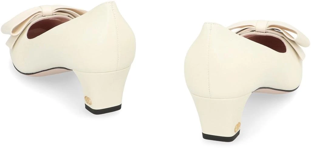 Valentino VALENTINO GARAVANI - BOWOW LEATHER PUMPS 5