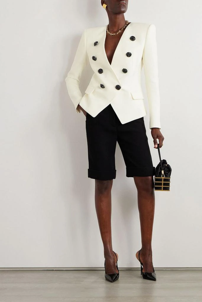 Balmain Embellished wool blazer 2