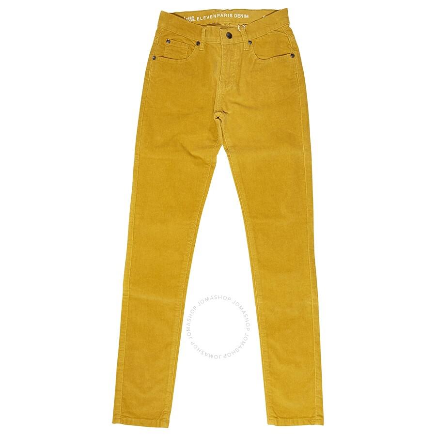 Eleven Paris Little Eleven Paris Boys Yellow Melty Long Pants