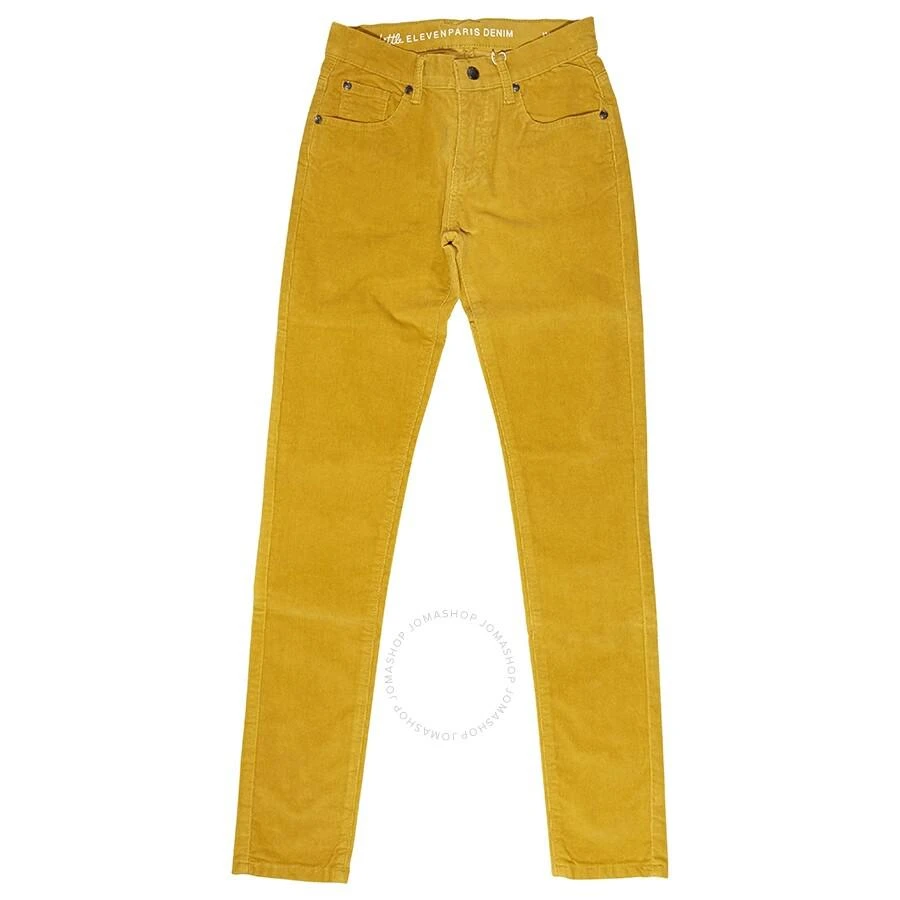 Eleven Paris Little Eleven Paris Boys Yellow Melty Long Pants 1