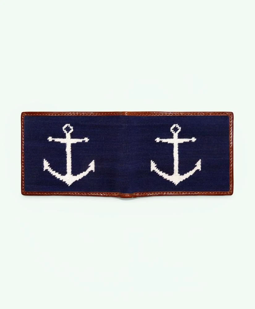 Brooks Brothers Smathers 
Branson Cotton Needlepoint Wallet 2