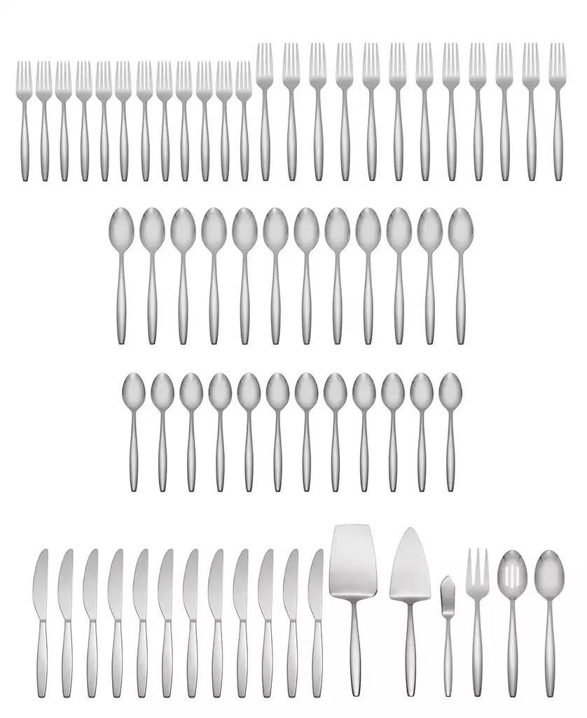 Cambridge Silversmiths Stainless Steel Holton Mirror 67-Pc. Flatware Set, Service for 12 1