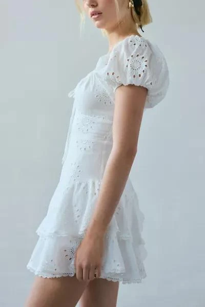 Kiss The Sky Kiss The Sky Xena Eyelet Lace Drop Waist Romper 3