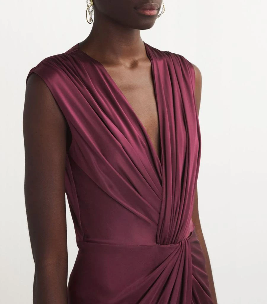 Costarellos Front-Twist Indra Maxi Dress 4