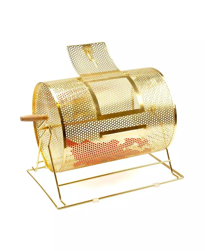 GSE Games 
Sports Expert Raffle Drum,X-Large Brass Raffle Ticket Spinning Cage, Holds 15,000 Tickets or 500 Ping Pong Balls