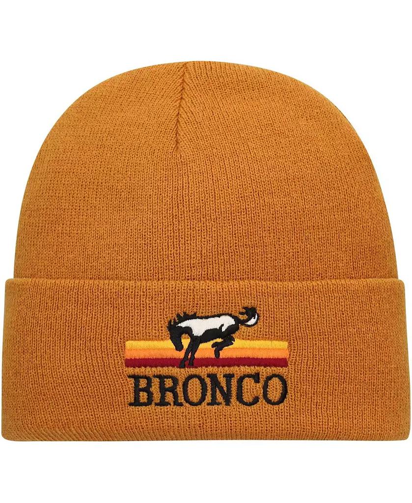 American Needle Men's Brown Bronco Bronco Cuffed Knit Hat