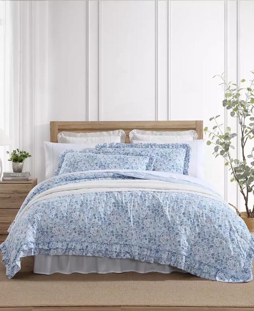 Laura Ashley Quartet Dot 2 Piece Quilt Set