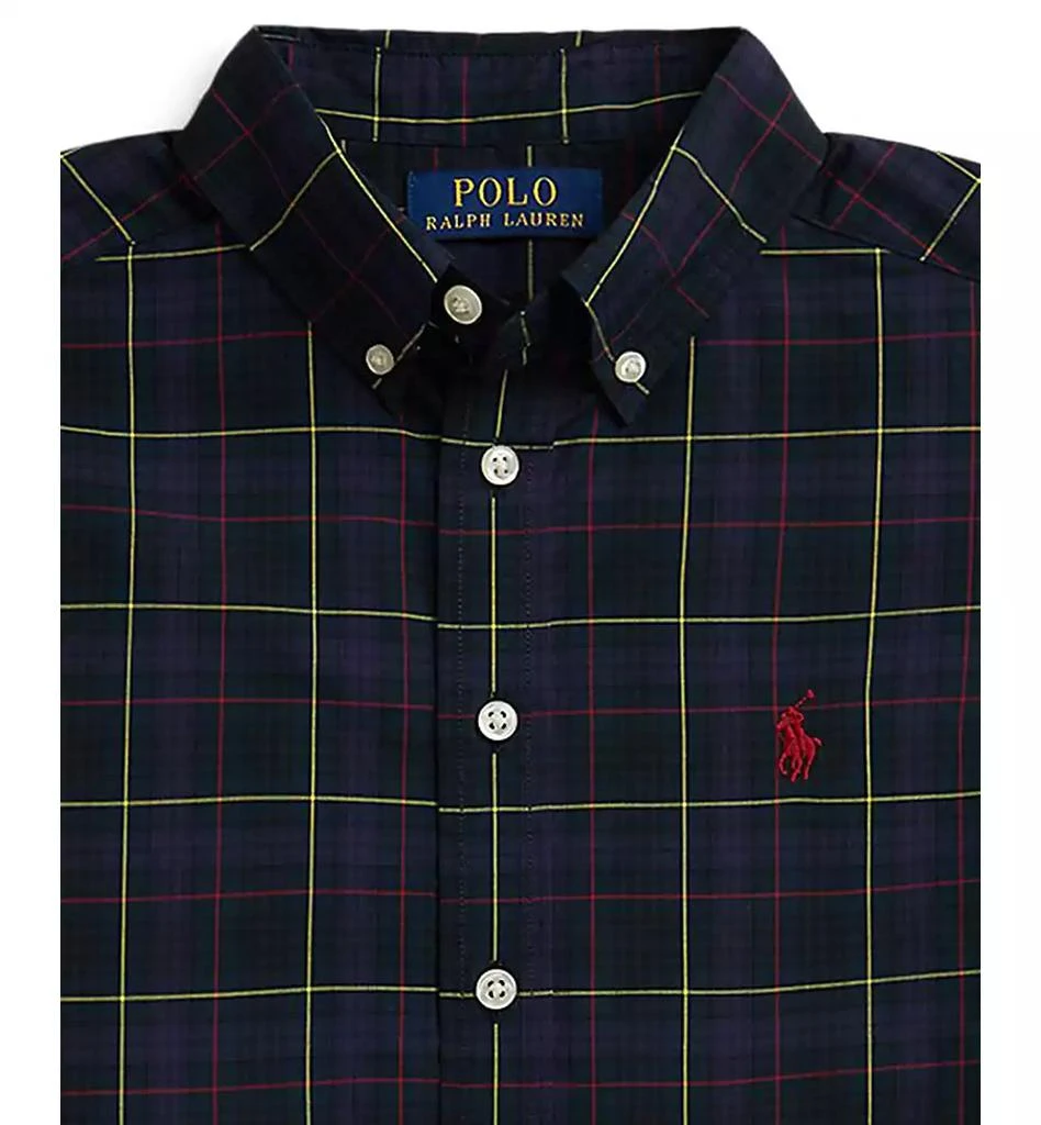 Ralph Lauren Boys
 8-20 Plaid Cotton Poplin Shirt 3