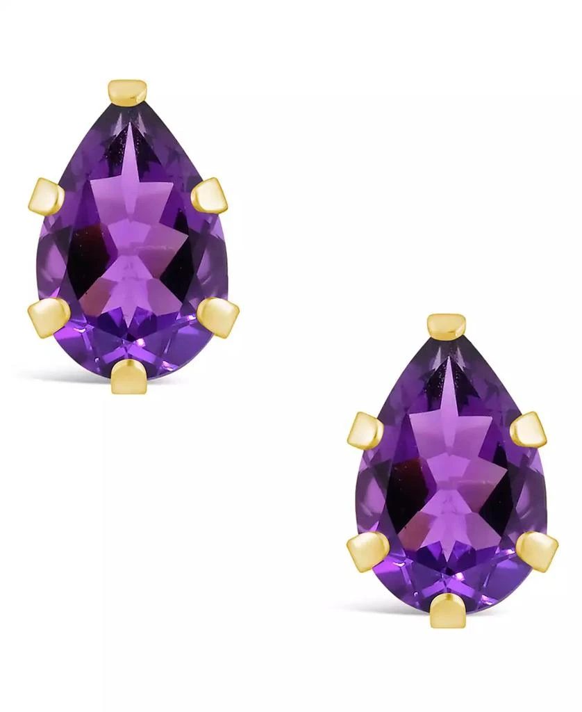 Macy's Gemstone Stud Earrings in 10k Yellow Gold 3