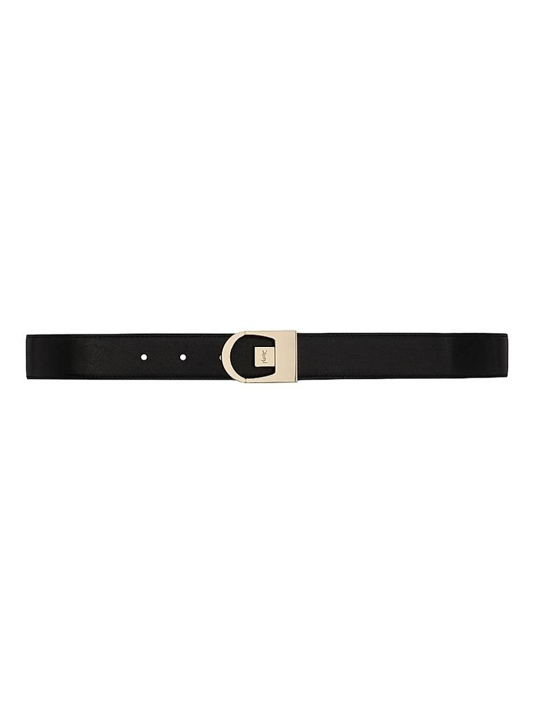 Yves Saint Laurent Reversible Belt in Smooth Leather 7