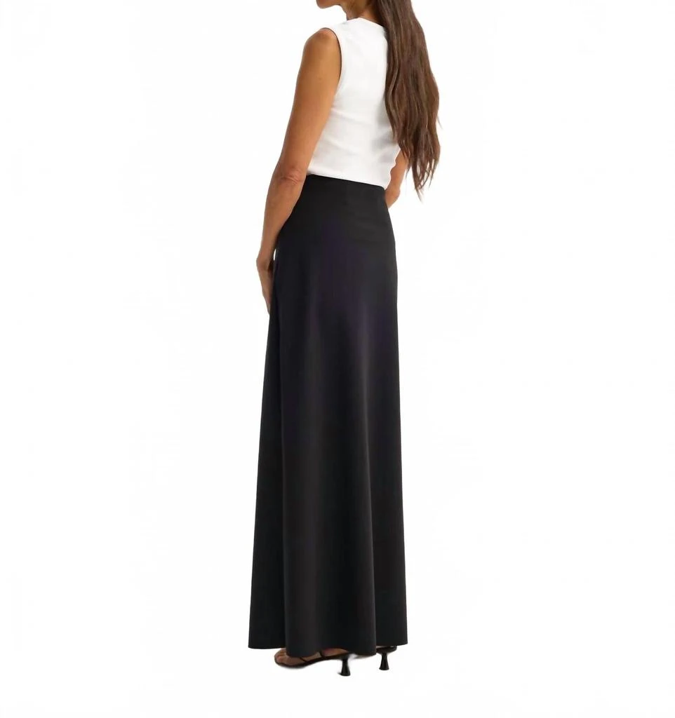Rohe Modern Scuba Maxi Skirt In Black 2