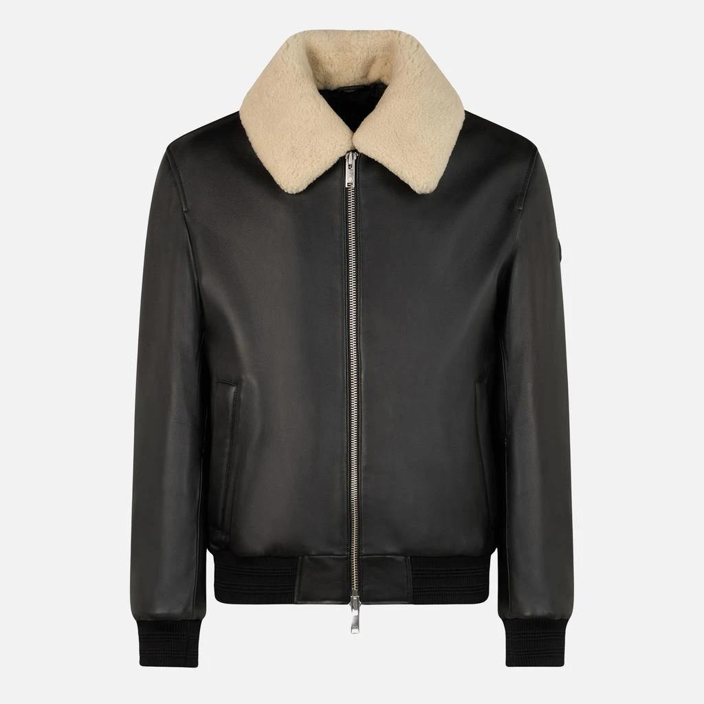 Moose Knuckles Toba Leather Bomber Jacket 1