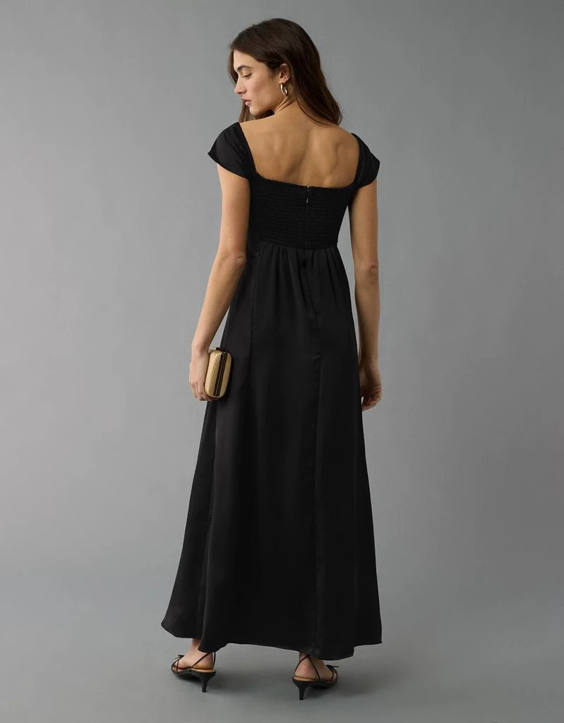 AE AE Satin Sweetheart Off-The-Shoulder Maxi Dress 3