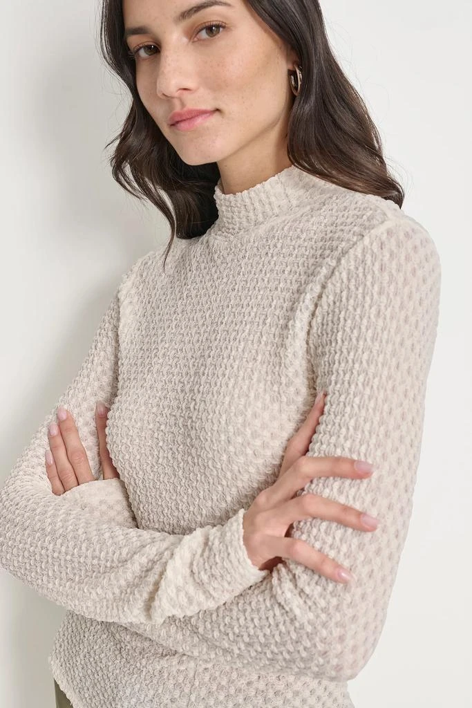 DKNY PEBBLE LACE TURTLENECK 4