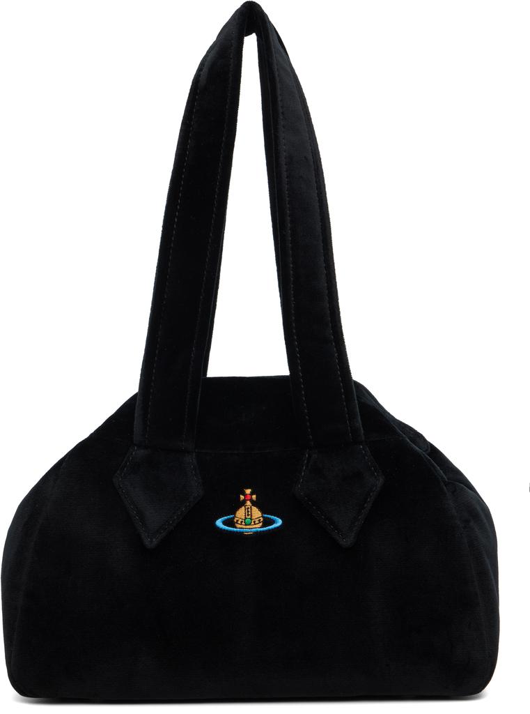Vivienne Westwood Black Archive Medium Handbag