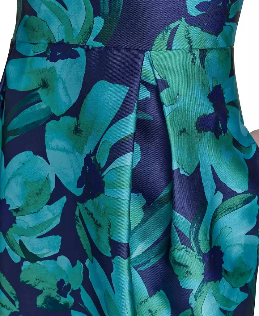 Eliza J Women's Jacquard Floral Sleeveless Dress 3