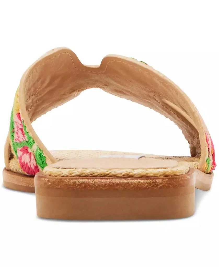 Steve Madden Women's Hadyn Embroidered Slide Sandals 3