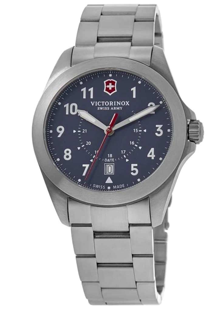 Swiss Army Heritage Quartz Blue Dial Steel Men's Watch 241967 1
