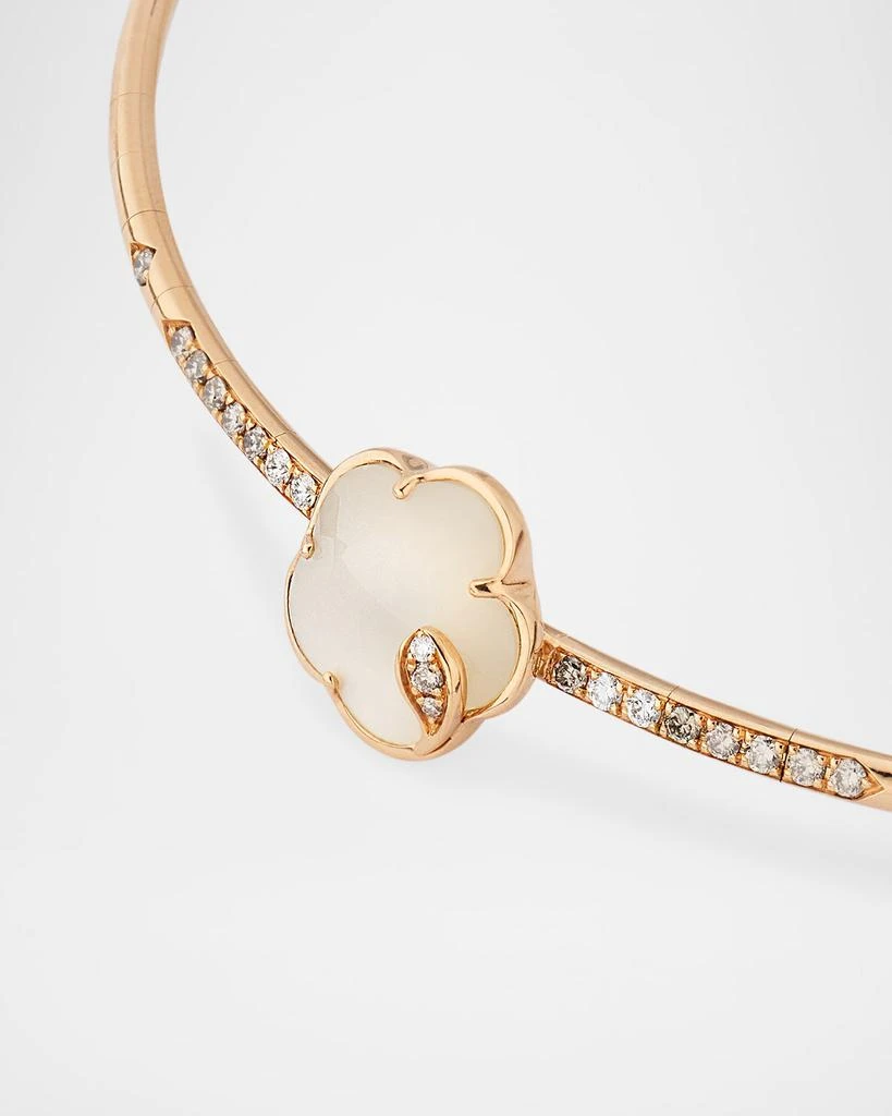 Pasquale Bruni Ton Joli 18K Rose Gold Diamond Choker Necklace with Moonstone and Mother-of-Pearl 3