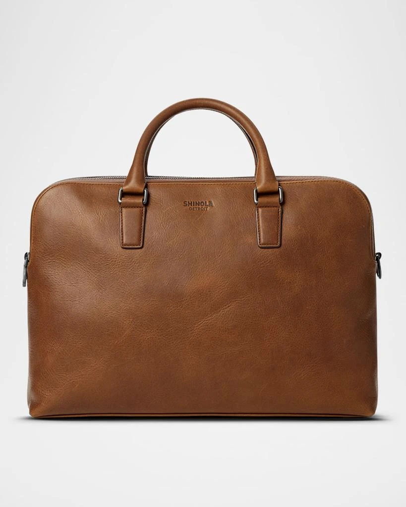 Shinola Men's Double Zip Navigator Briefcase 3