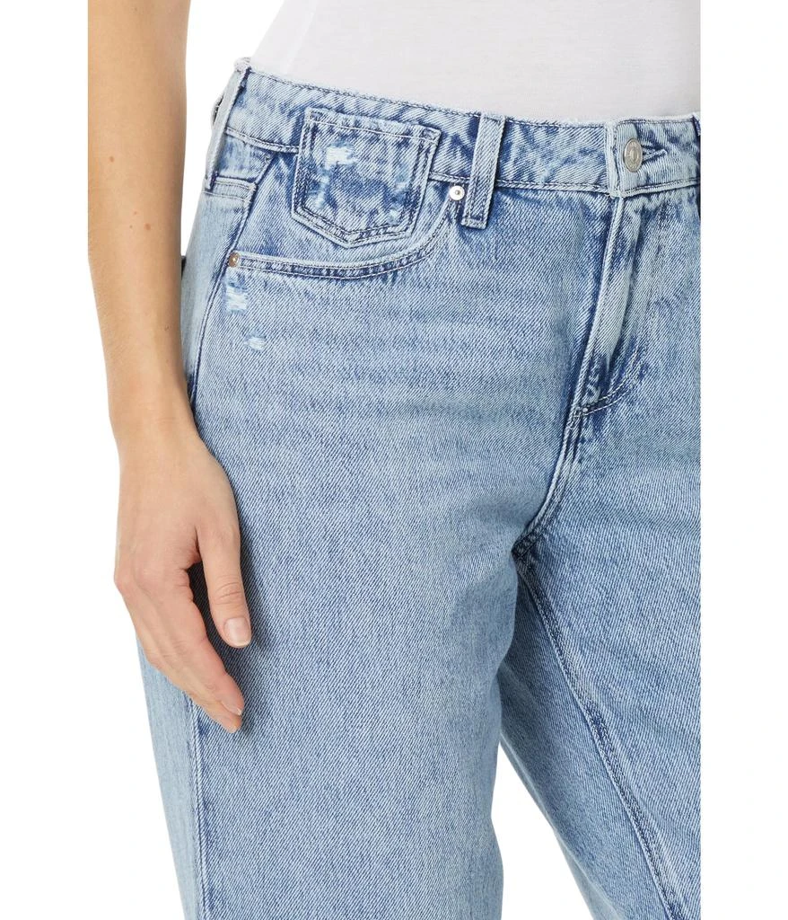 Paige Relaxed Noella Offset with Offset Coin Pocket + Wide Cuff in Dorit Distressed 3