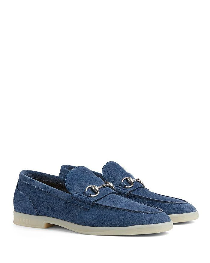 Gucci Men's Suede Horsebit Loafers 4